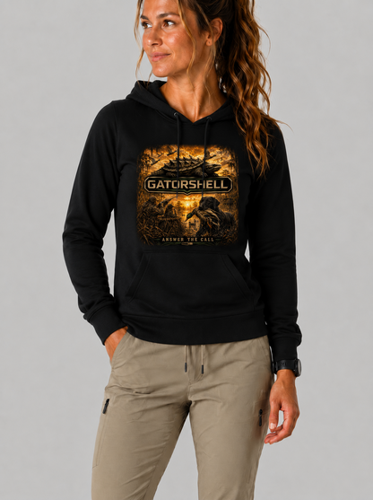 Women's Duck Hunting Hoodie in Black