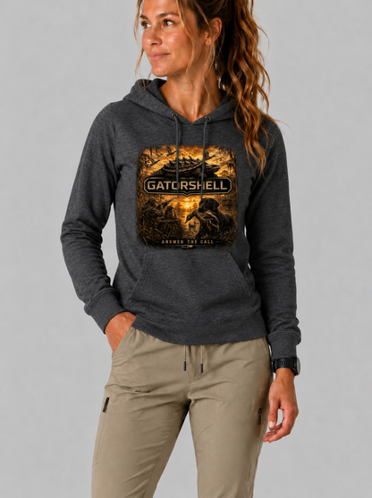 Women's Duck Hunting Hoodie in Charcoal Heather