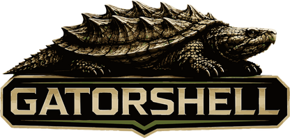 GatorShell logo artwork close-up