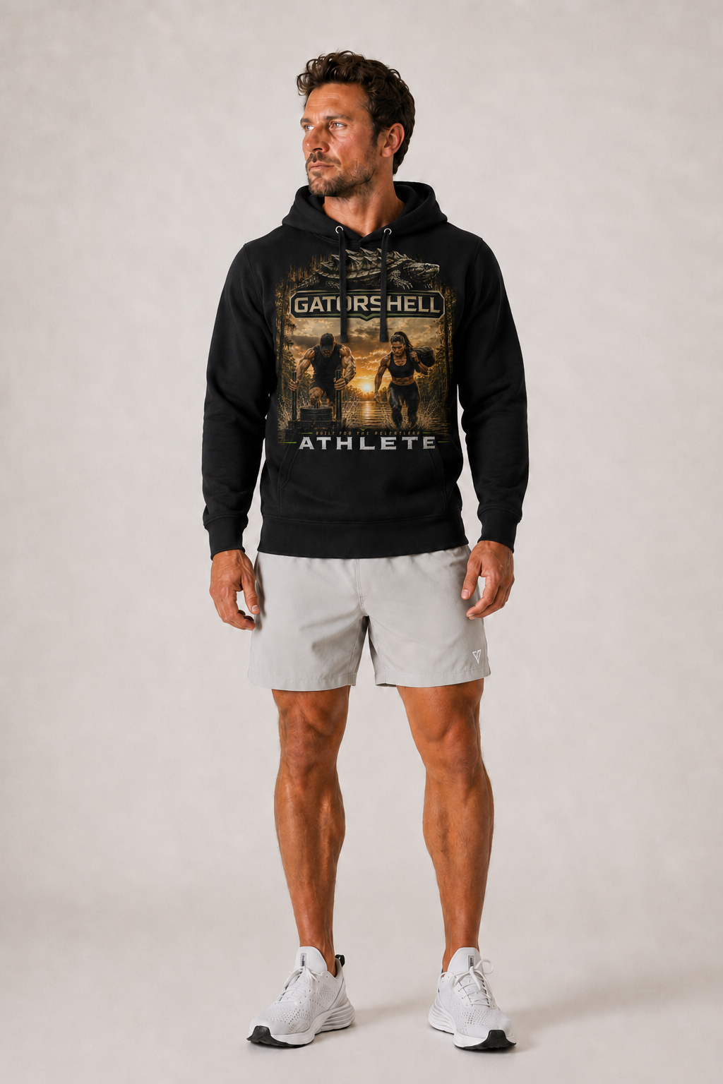 Men's GatorShell Athlete Hoodie in Black