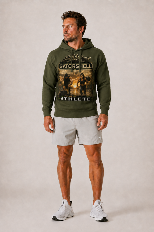 Men's GatorShell Athlete Hoodie in Military Green