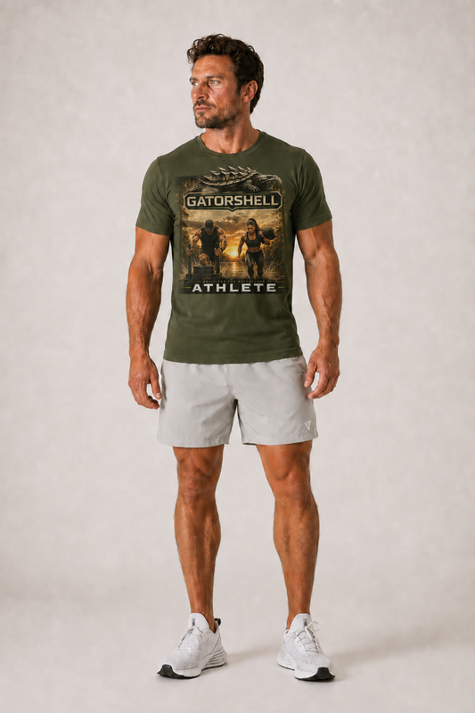 Men's GatorShell Athlete Tee in Military Green