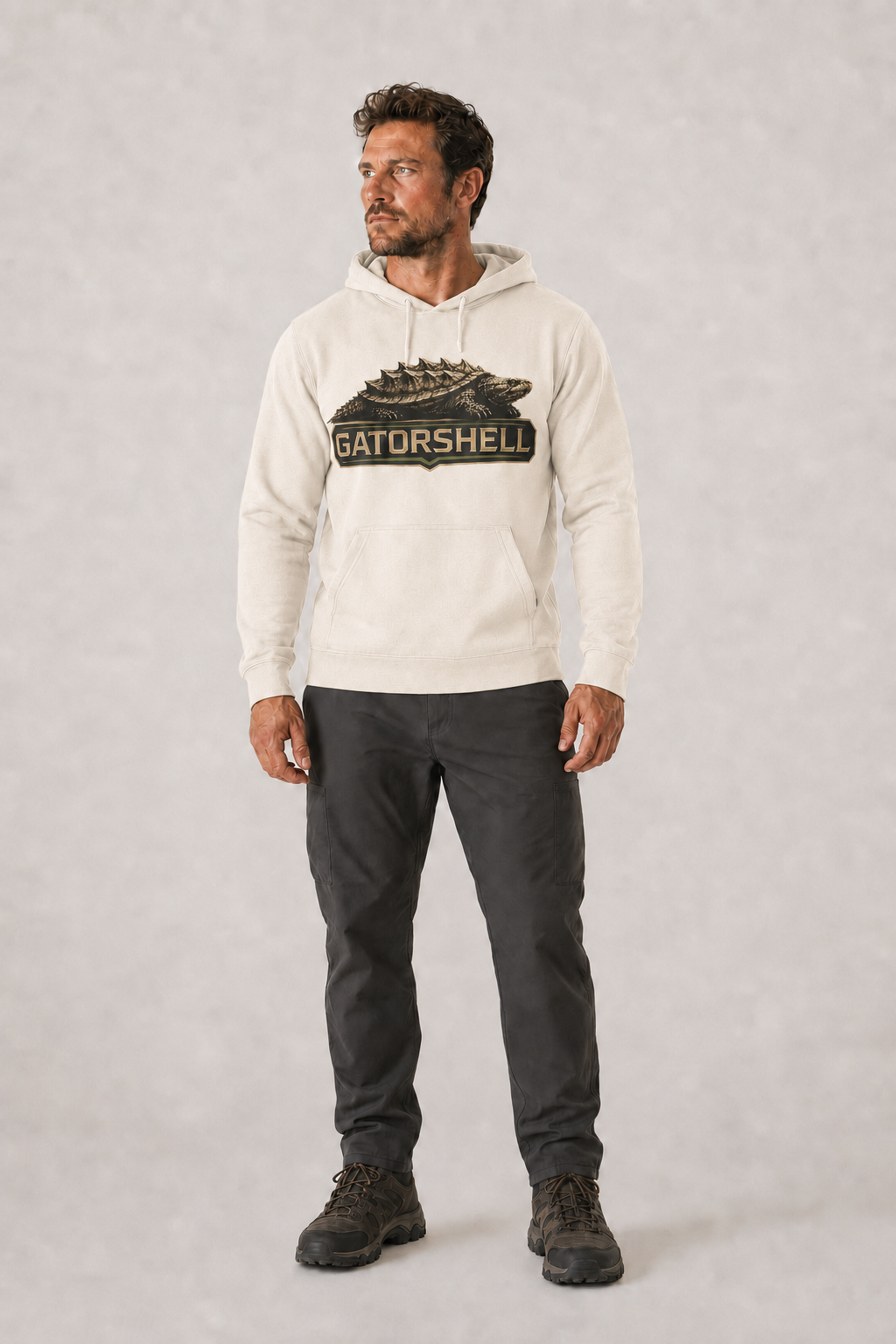 Men's Limited GatorShell hoodie in Bone