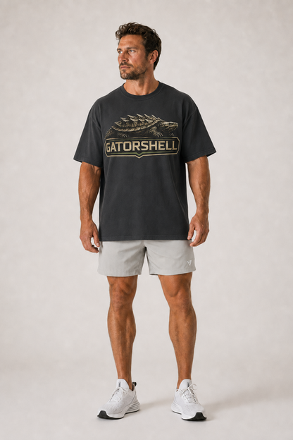 Men's Limited GatorShell oversized tee in Graphite Black