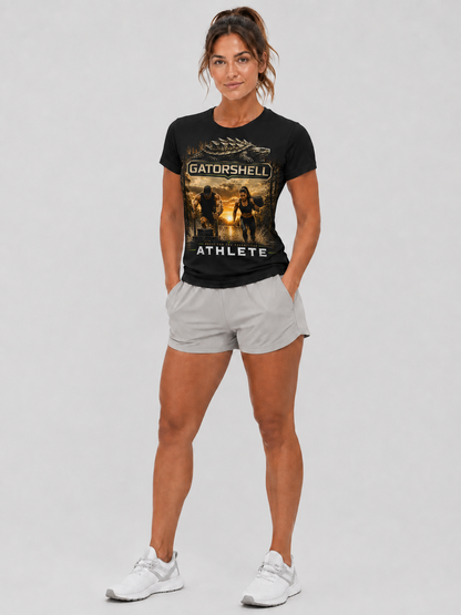 Women's GatorShell Athlete Tee in Black