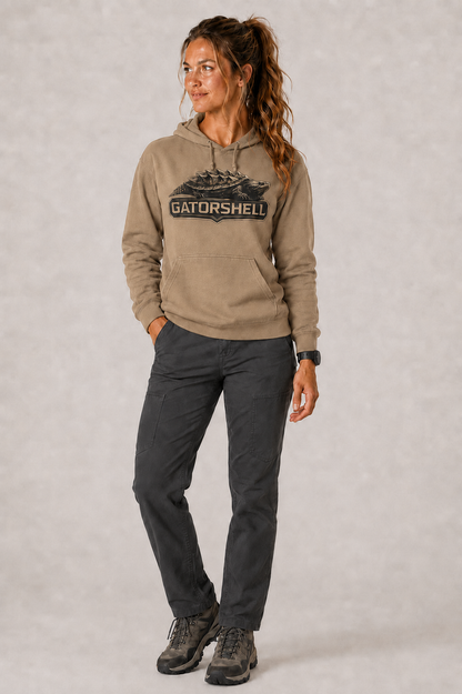 Women's Limited GatorShell hoodie in Khaki