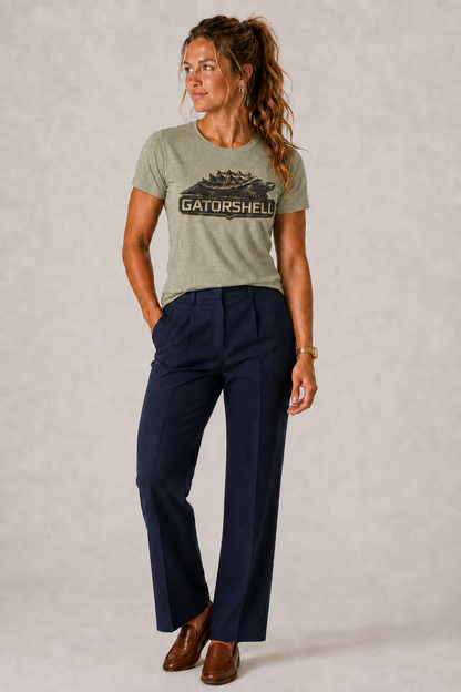 Women's Limited GatorShell Logo Tee in Light Olive